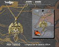 Colgante Hombre Acero color Dorado - cotigo
