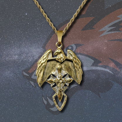 💥 Collar para Hombre en Acero Inoxidable Color Dorado 💎 Estilo Urbano Hip Hop 🔗 Cadena de 60 cm para Look Moderno y Atrevido