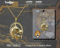 Colgante Hombre Acero color Dorado - cotigo