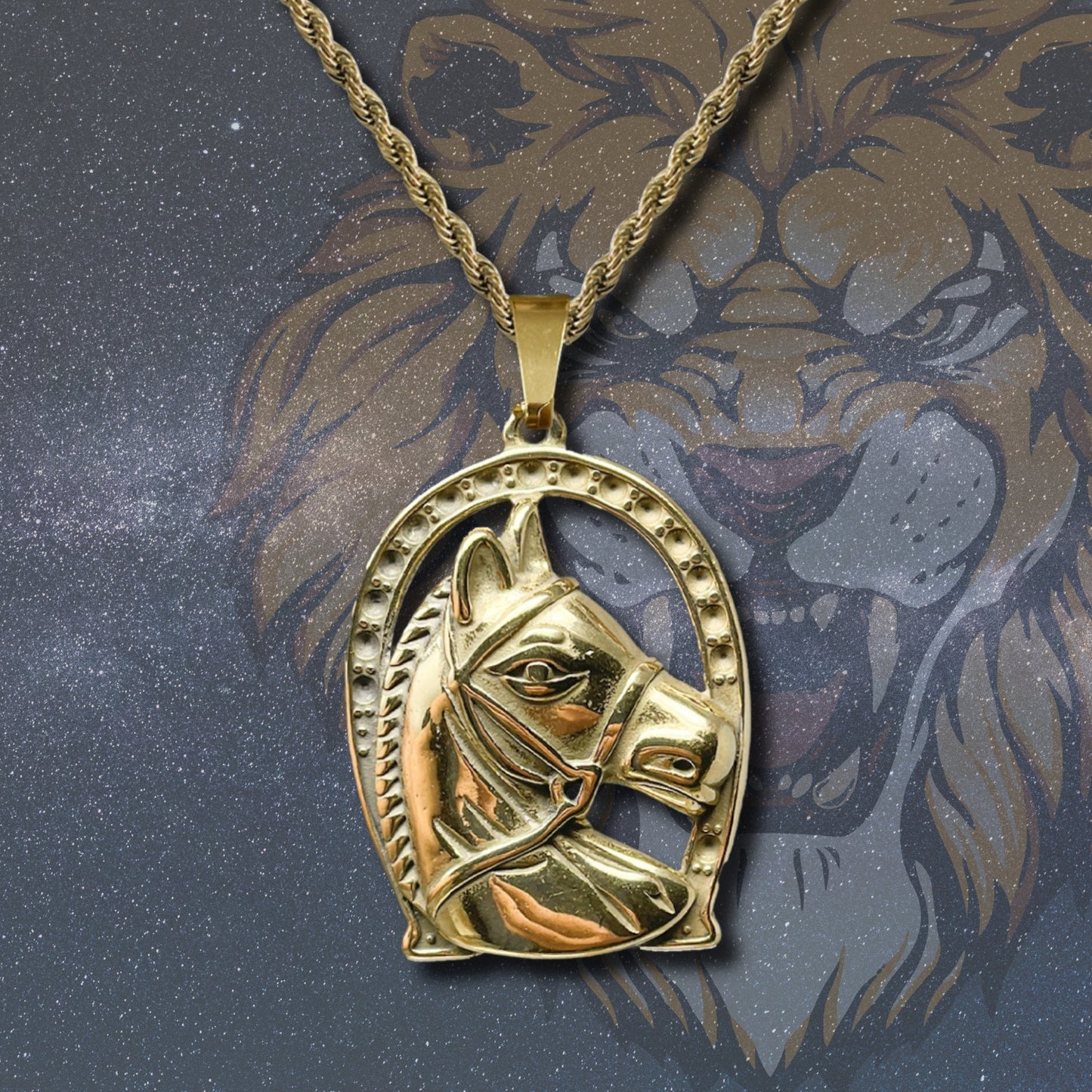 💥 Collar para Hombre en Acero Inoxidable Color Dorado 💎 Estilo Urbano Hip Hop 🔗 Cadena de 60 cm para Look Moderno y Atrevido