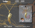 Colgante Hombre Acero color Dorado - cotigo