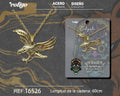 Colgante Hombre Acero Águila Dorado - Dorado