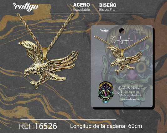 Colgante Hombre Acero color Dorado