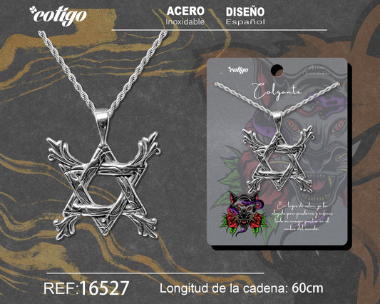 Colgante Hombre Acero color Plateado