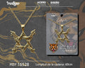 Colgante Hombre Acero color Dorado - cotigo