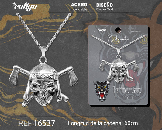Colgante Hombre Acero color Plateado