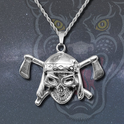 💥 Collar para Hombre en Acero Inoxidable Color Plateado 💎 Estilo Urbano Hip Hop 🔗 Cadena de 60 cm para Look Moderno y Atrevido
