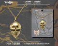 Colgante Hombre Acero color Dorado - cotigo