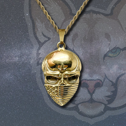 💥 Collar para Hombre en Acero Inoxidable Color Dorado 💎 Estilo Urbano Hip Hop 🔗 Cadena de 60 cm para Look Moderno y Atrevido
