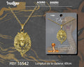Colgante Hombre Acero color Dorado - cotigo