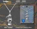 Colgante Hombre Acero color Plateado - cotigo