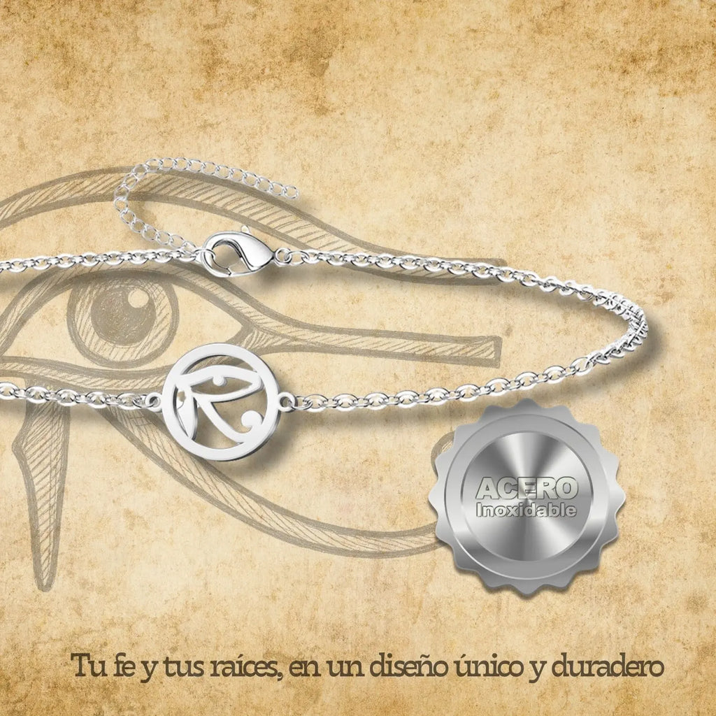 Pulsera Ojo de Horus Acero acabado
