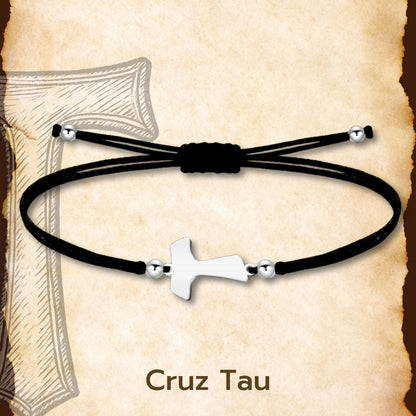 Pulsera Cruz Caravaca Acero Inoxidable, Cruz de la Victoria, Cruz Tau, Cruz Egipcia, Cruz de Santiago