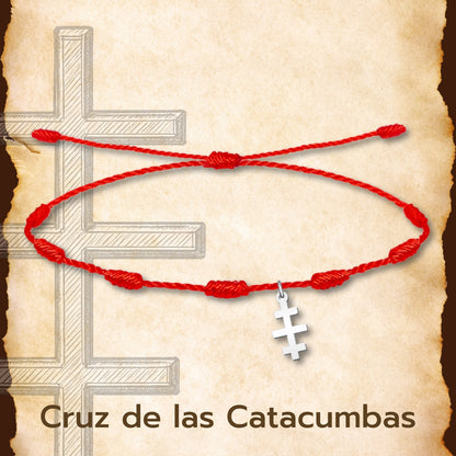 Pulsera Cruz Caravaca Acero Inoxidable, Cruz de la Victoria, Cruz Tau, Cruz Egipcia, Cruz de Santiago