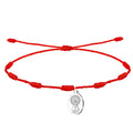 Pulsera 7 Nudos con Medalla de Virgen del Pilar cotigo