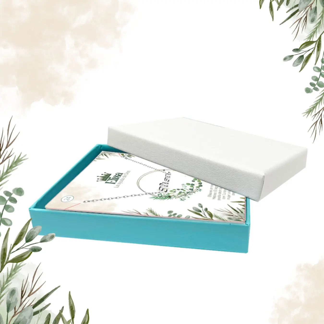 Collar con Nombre Elisa - Acero Inoxidable Plateado - cotigo