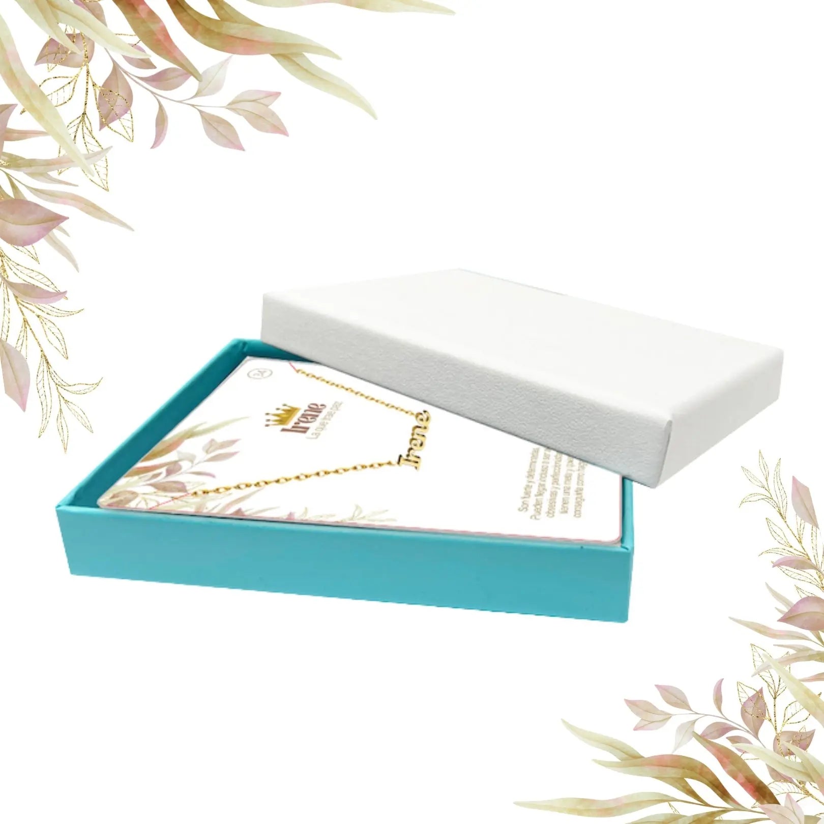 Collar con Nombre Irene - Acero Inoxidable Dorado - cotigo