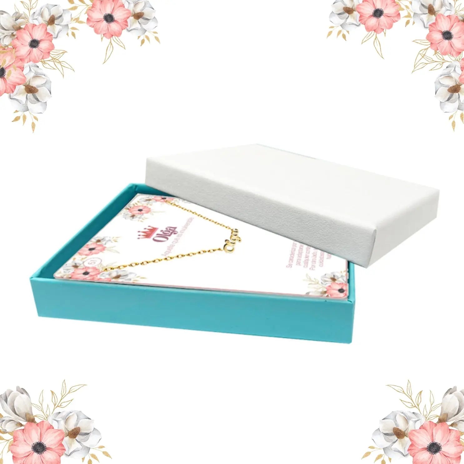 Collar con Nombre Olga - Acero Inoxidable Dorado - cotigo