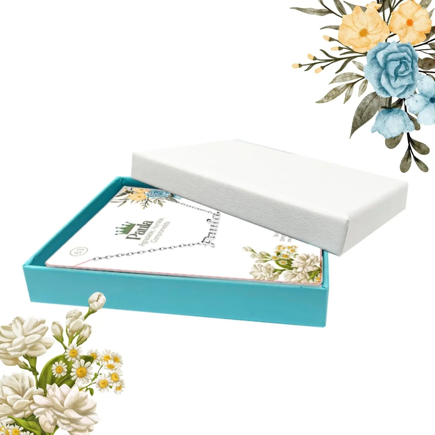 Collar con Nombre Paula - Acero Inoxidable Plateado - cotigo