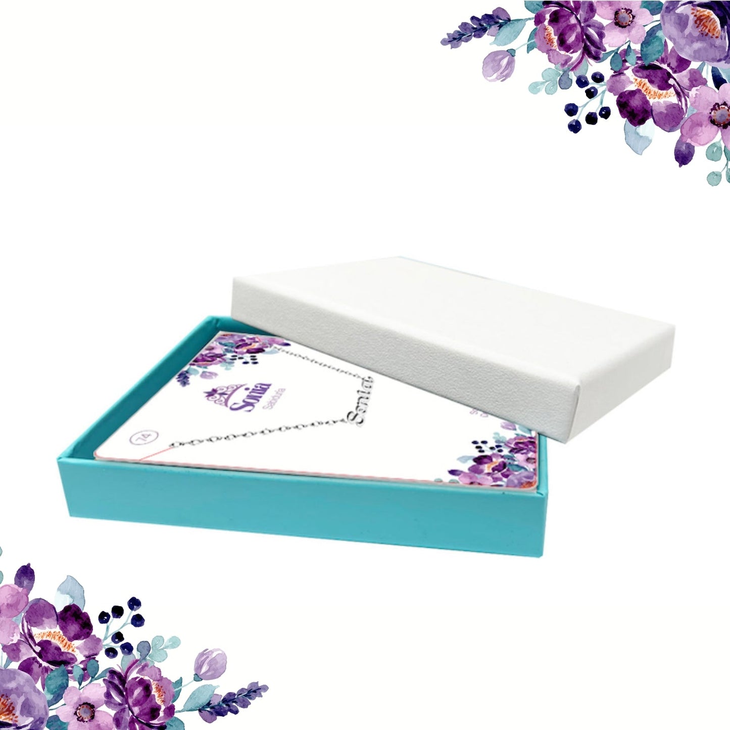 Collar Nombre  Sonia  Acero color Plateado