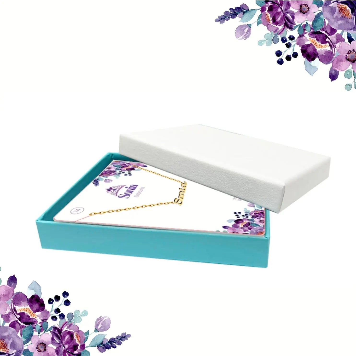 Collar con Nombre Sonia - Acero Inoxidable Dorado - cotigo