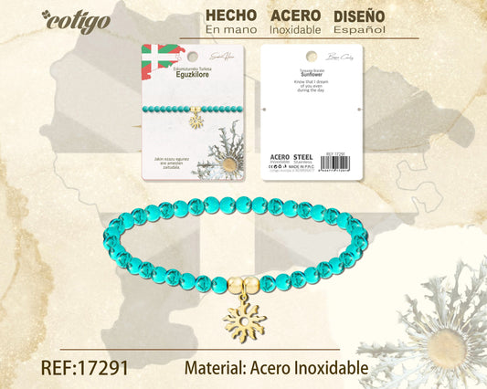 Pulsera tuquesa -EGUZKILORE-Dorado