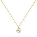 Collar Lauburu dorado con cristales brillantes, colgante cruz vasca de acero con tarjeta de regalo sobre vivir sin miedo