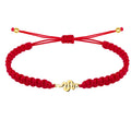 Pulsera Hilo Destino Serpiente Acero