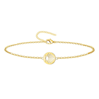 Pulsera La concha de vieir Acero Dorado