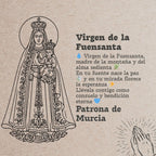 Pulsera 7 Nudos Virgen de la Fuensanta Acero Plateado - cotigo