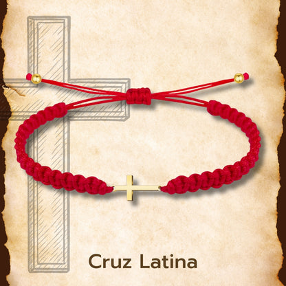 Pulsera Cruz Caravaca Acero Inoxidable, Cruz de la Victoria, Cruz Tau, Cruz Egipcia, Cruz de Santiago