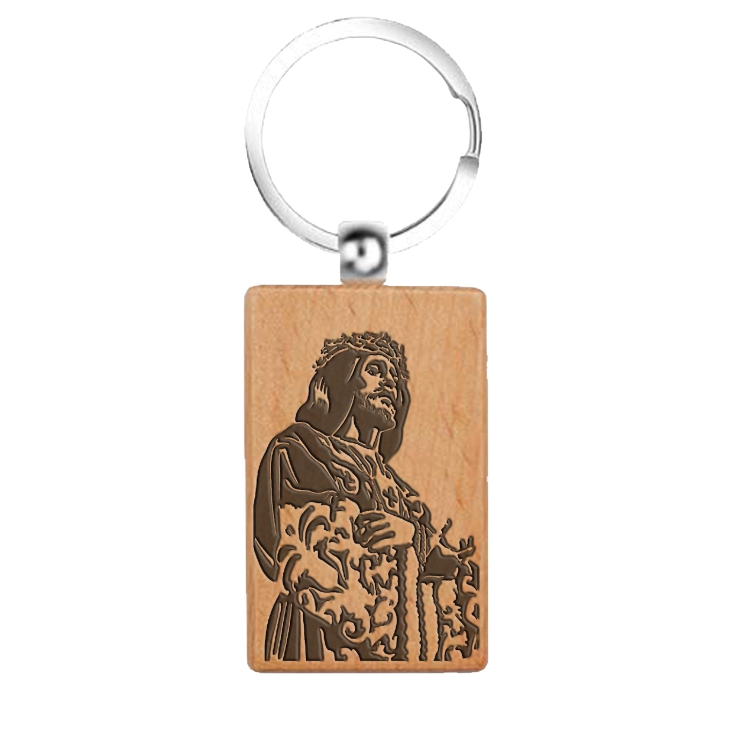 Llavero de Madera Cristo de Medinaceli