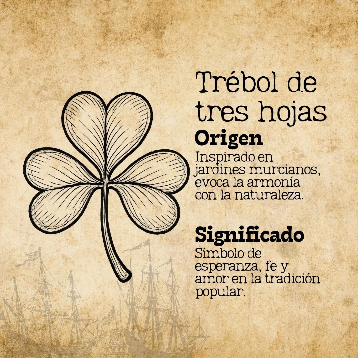 Colgante Trébol de tres Hoja Acero Plateado - cotigo