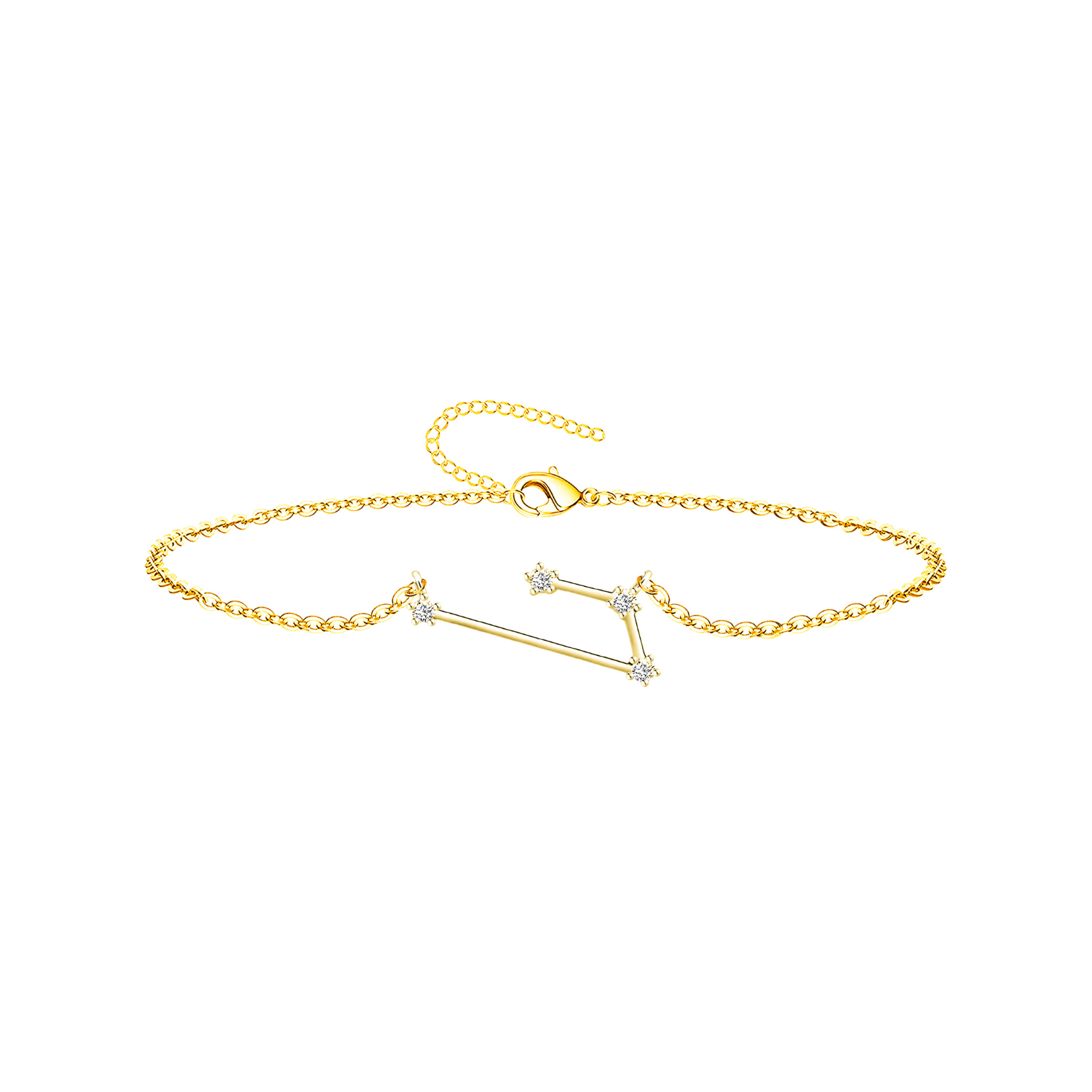Pulsera Mapa Zodíaco en Acero Dorado