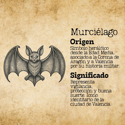 Colgante Murciélago de jaume Acero Plateado