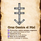 Pulsera 7 Nudos con Cruz Contra el mal color Dorado - cotigo