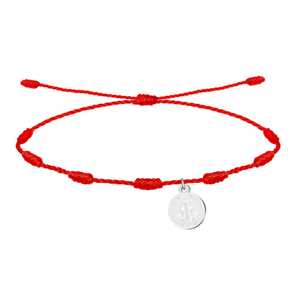 Pulseira San Benito 7 nós na cor ouro