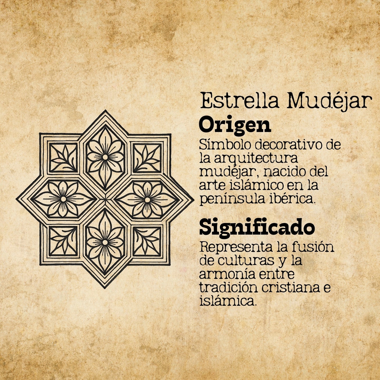 Colgante Estrella mudéjar Acero Plateado