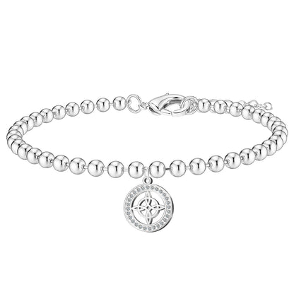 Pulsera Nudo bruja Acero Inoxidable color Plateado