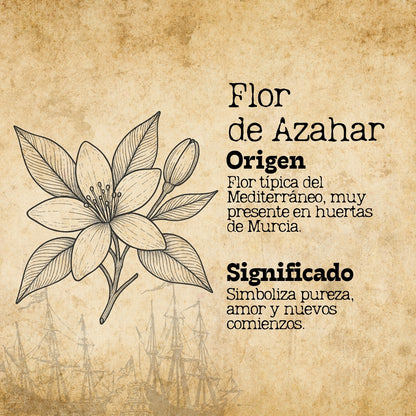 Pulsera Flor de Azahar Acero Dorado