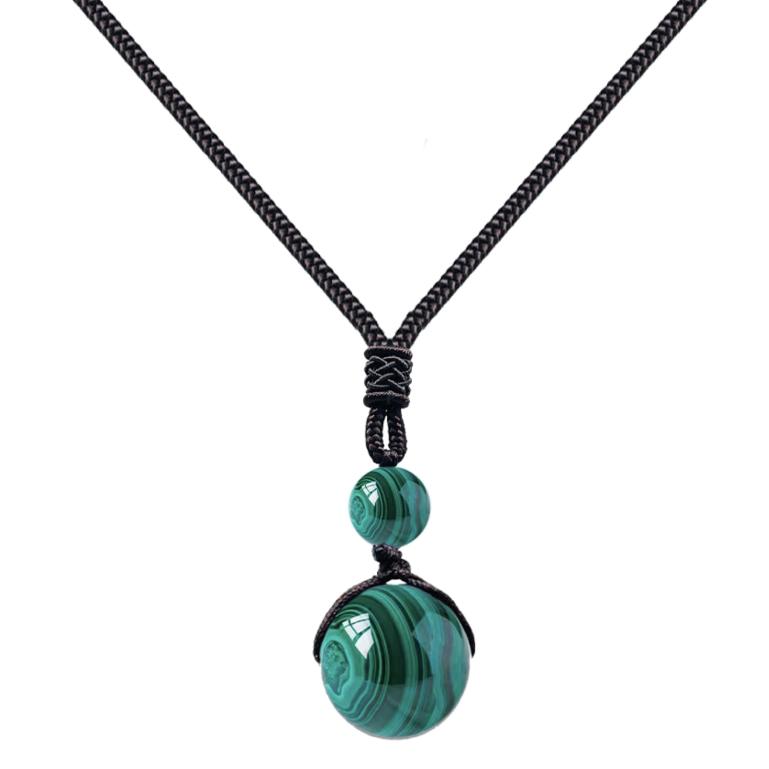 Colgante de Malaquita Bola 14 mm