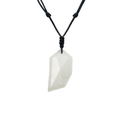 Colgante Diente de Lobo de Cuarzo Blanco