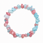 Pulsera Chip de Piedra Natural Multicolor