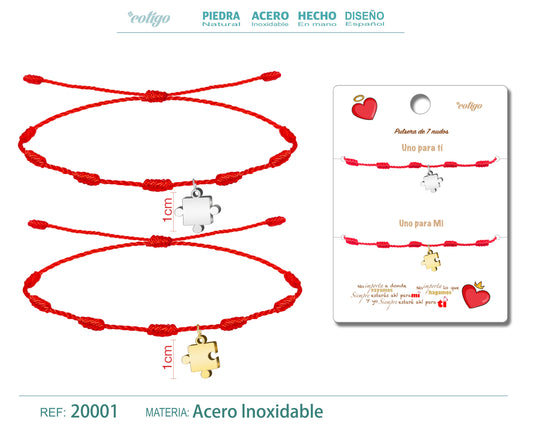pulsera de 7 nudos