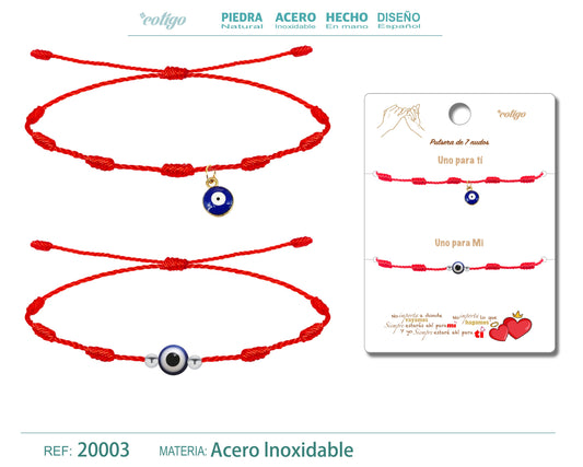 pulsera de 7 nudos