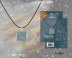 Colgante Flor de Barcelona con cordon y Acero - cotigo
