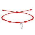 Pulsera 7 Nudos con Símbolo de Infinito