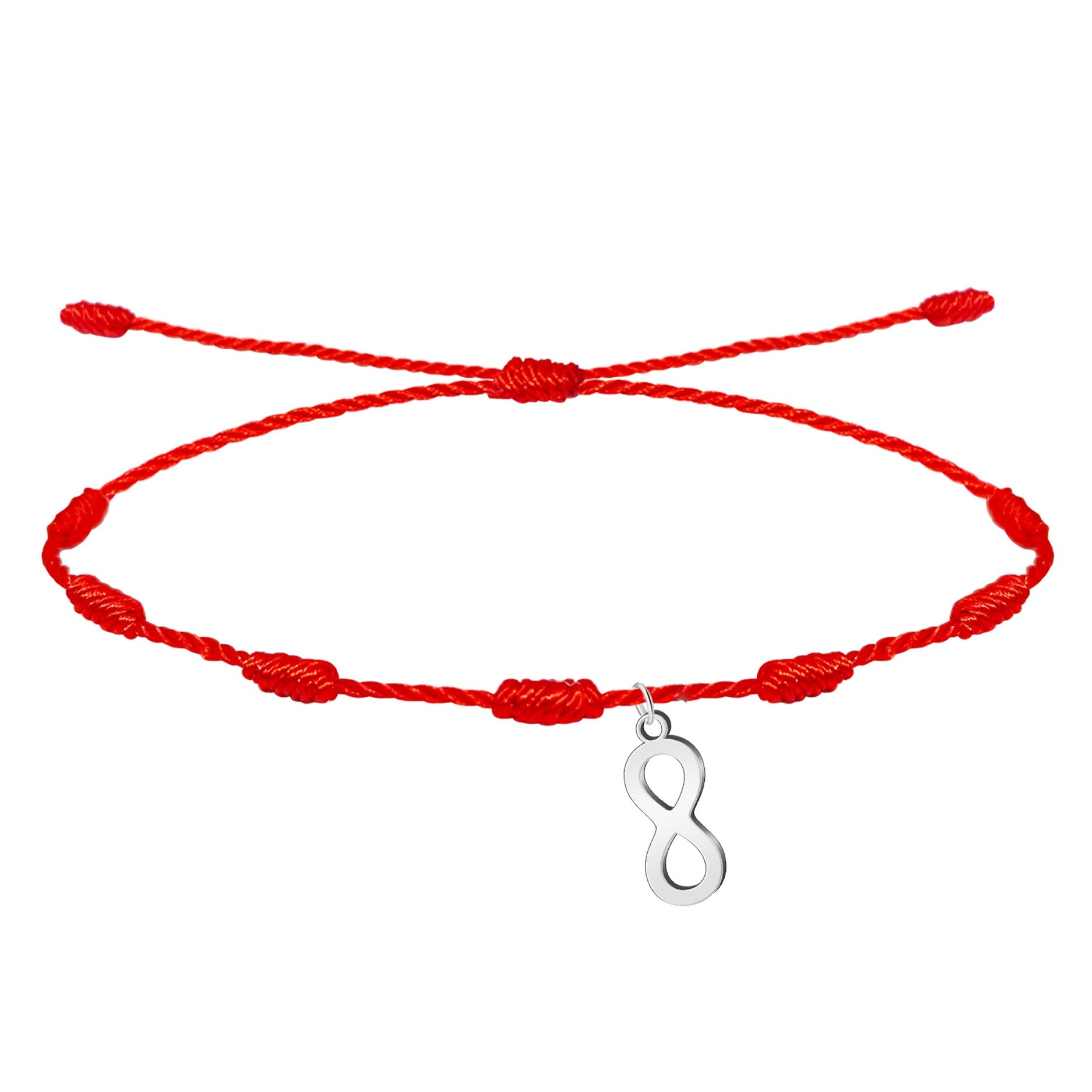 Pulsera 7 Nudos con Símbolo de Infinito