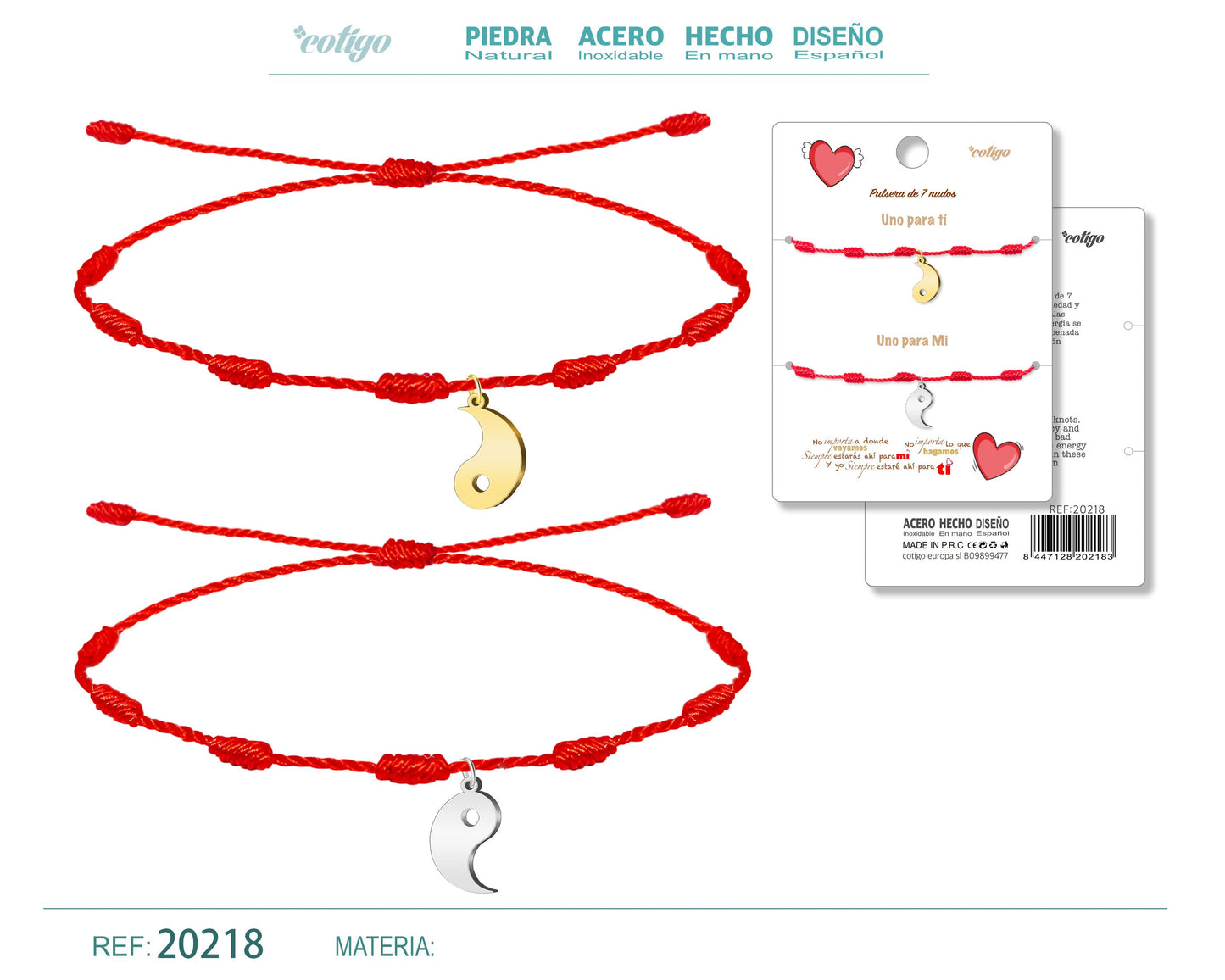 pulsera de 7 nudos