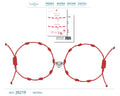 2 Pulsera 7 Nudos con Corzon Magnetico